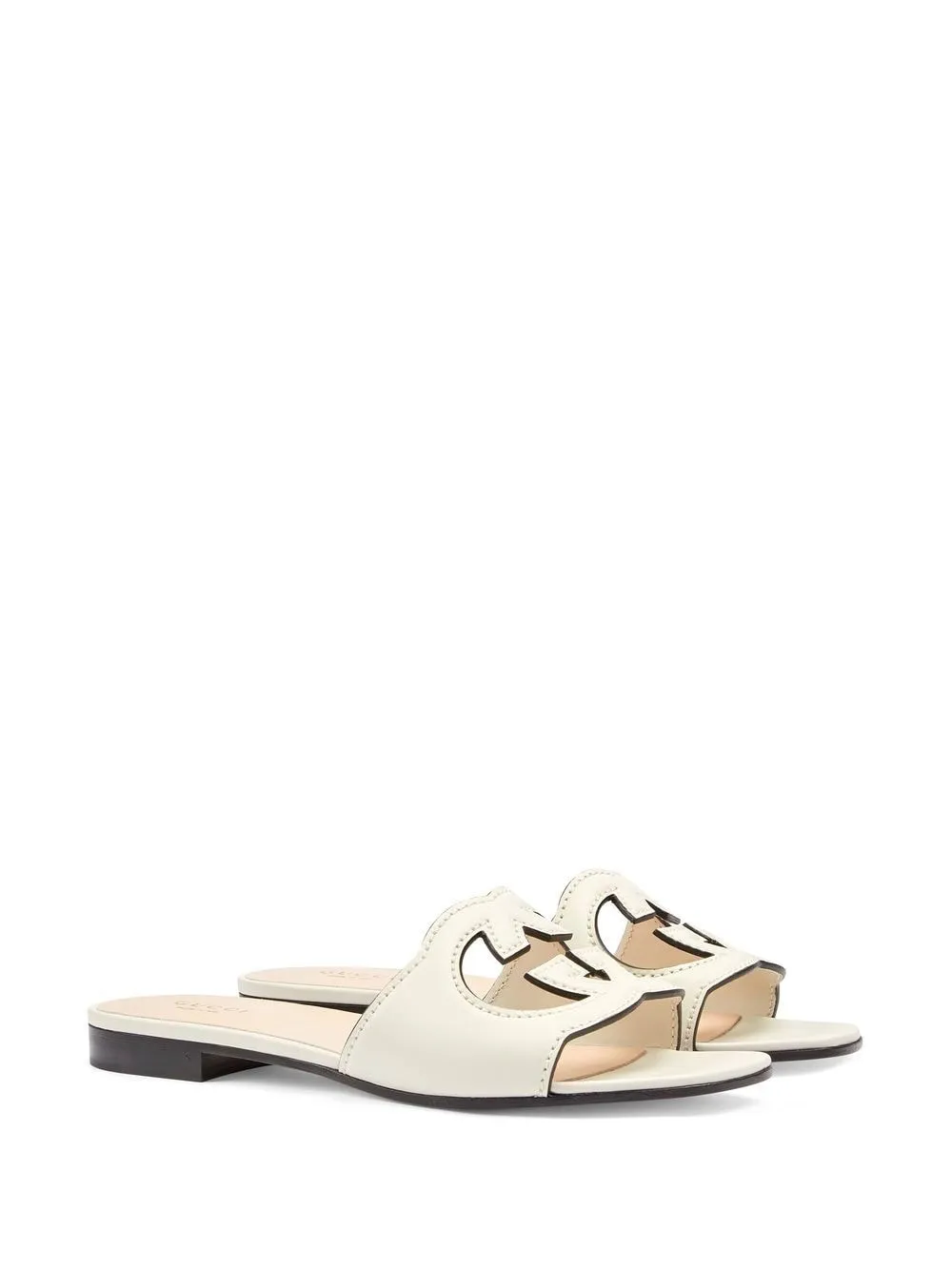Gucci cut leather sandals