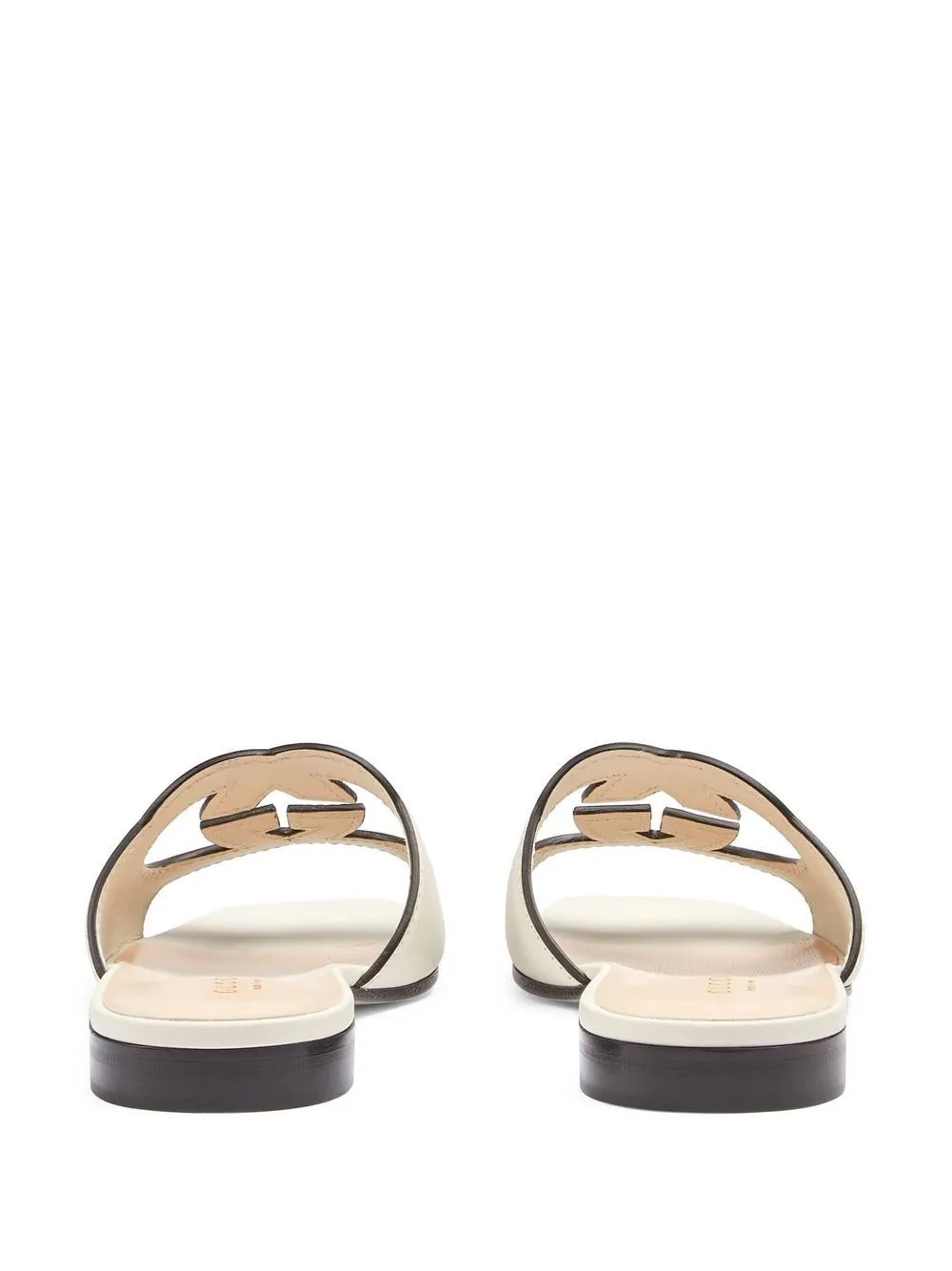 Gucci cut leather sandals