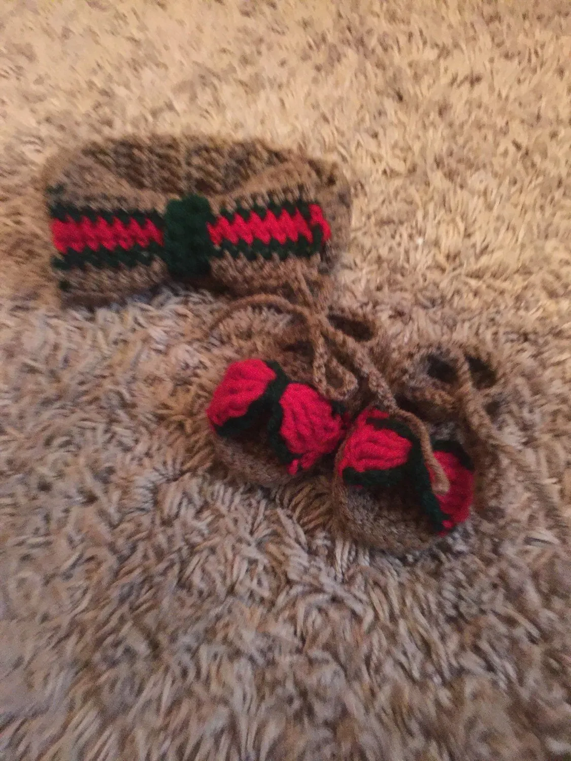 Gucci Inspired Headband Bow and Sandals