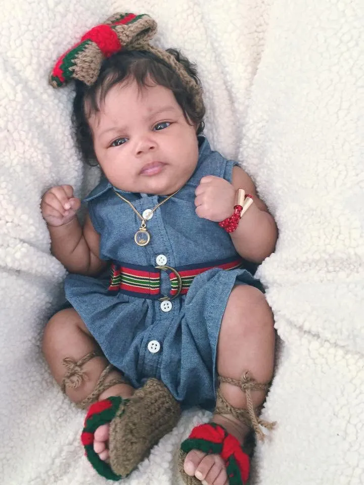 Gucci Inspired Headband Bow and Sandals