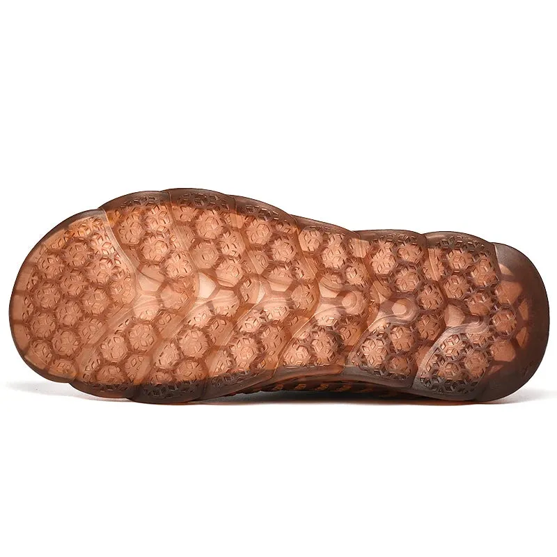 Handmade Leather Casual Luxury Shoes | Breathable Slip-on Sneakers | Moccasins Zapatillas Hombre