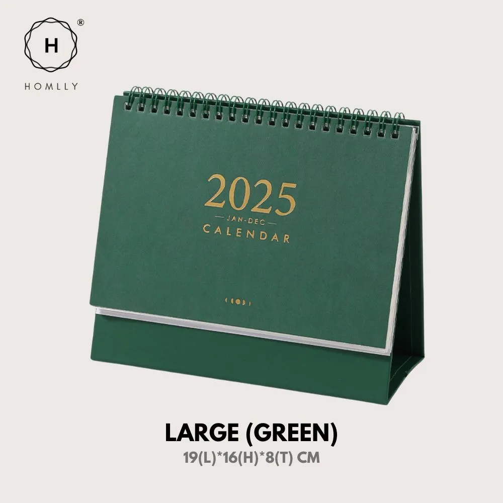 Homlly Calen Desktop Stand up Monthly Planner Calendar (2025)