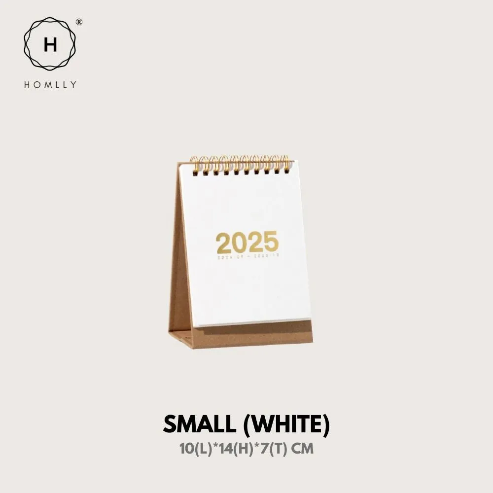 Homlly Desktop Stand up Monthly Planner Calendar (2025)