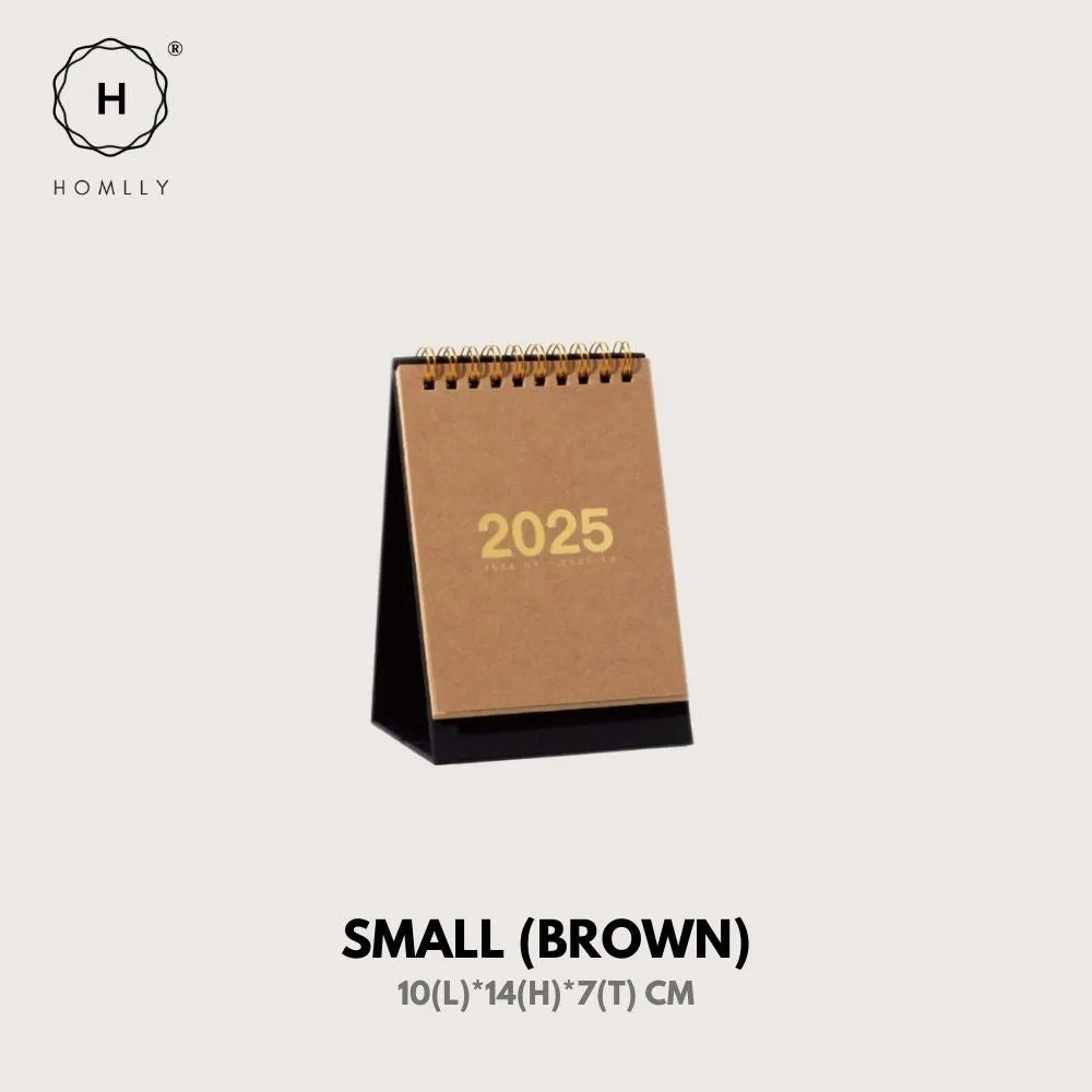 Homlly Desktop Stand up Monthly Planner Calendar (2025)