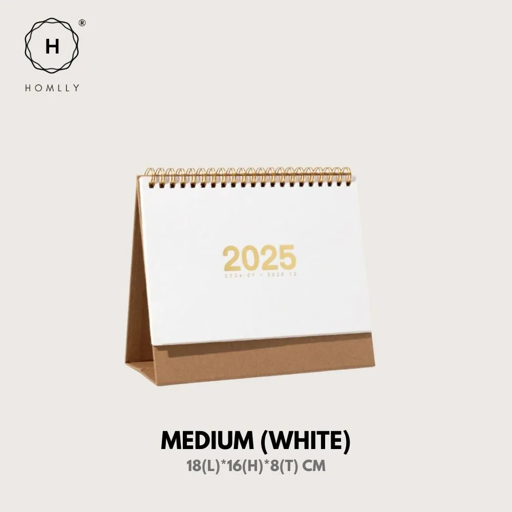 Homlly Desktop Stand up Monthly Planner Calendar (2025)