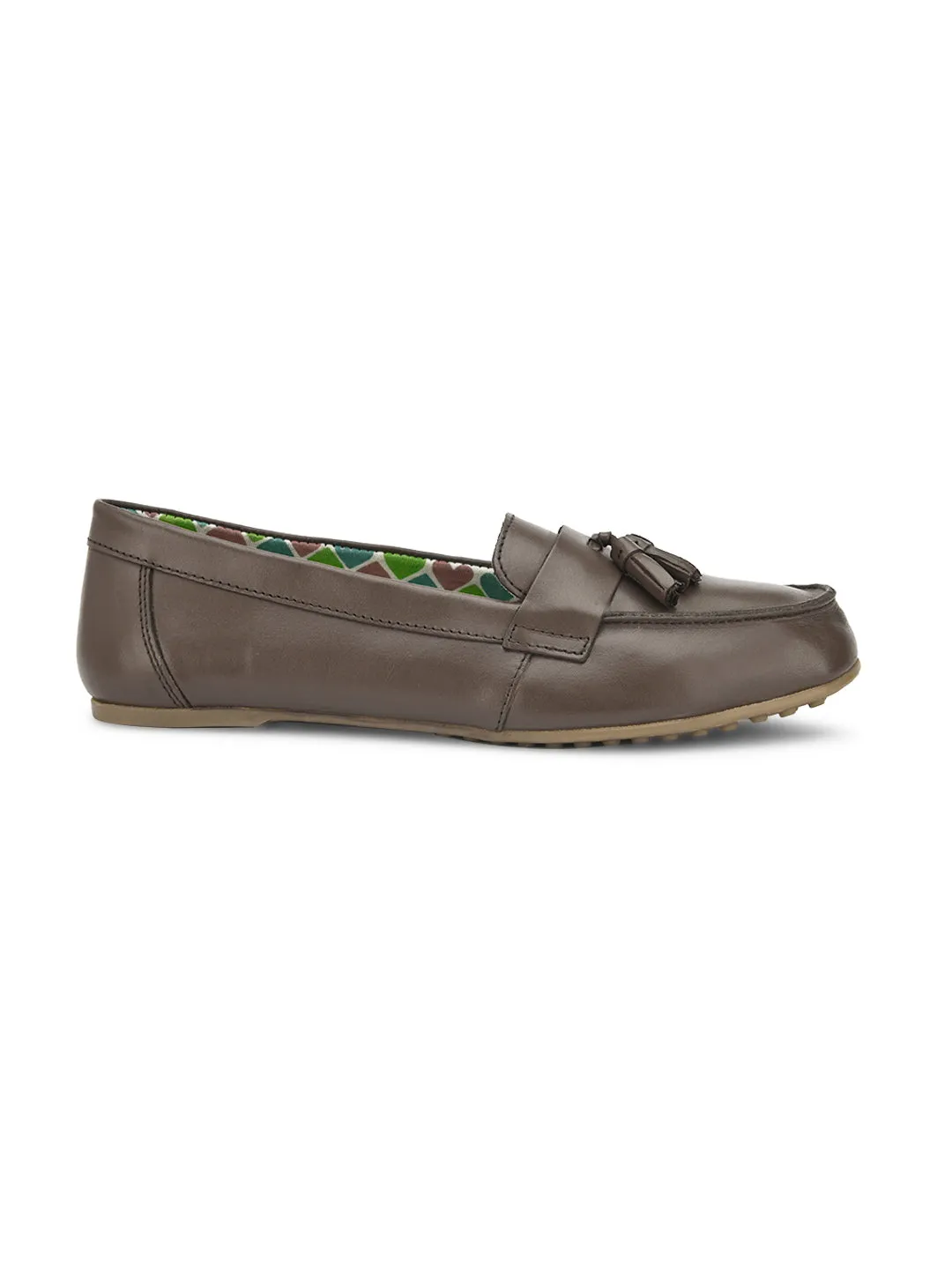 Hydes N Hues Brown Moccasins For Women
