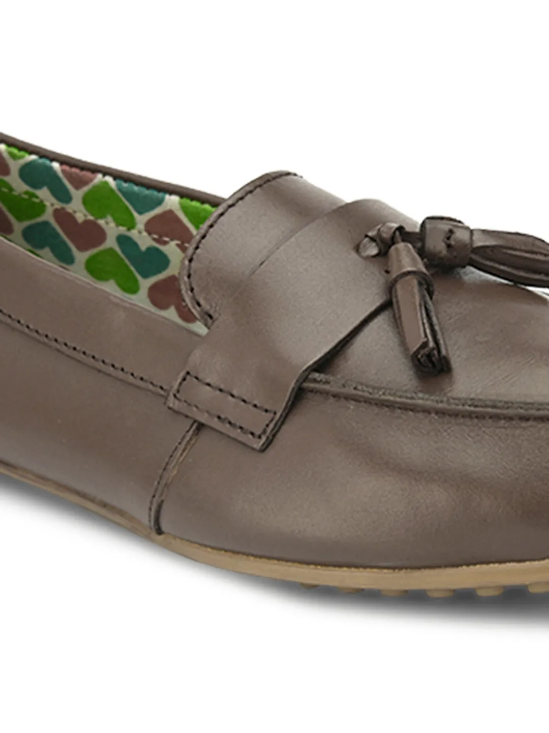 Hydes N Hues Brown Moccasins For Women