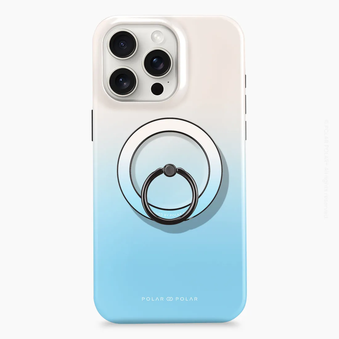 Iceberg Pastel - Black MagSafe Phone Grip and Ring Holder Stand