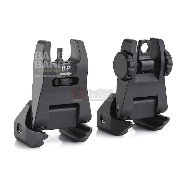 IMI Defense AFS Aluminum Flip Up Sight Set - BK