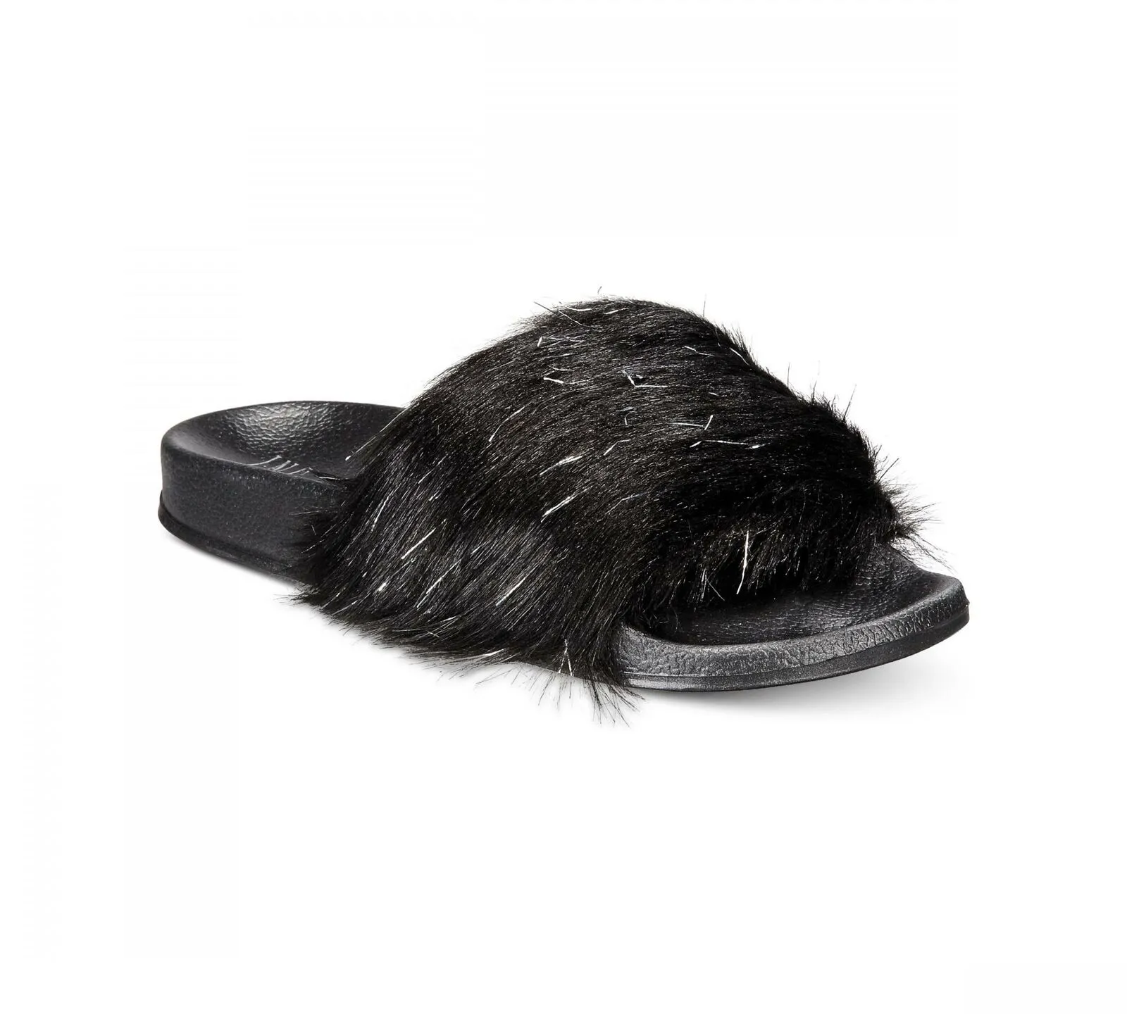 INC International Concepts Women's Faux-Fur Slide Slippers