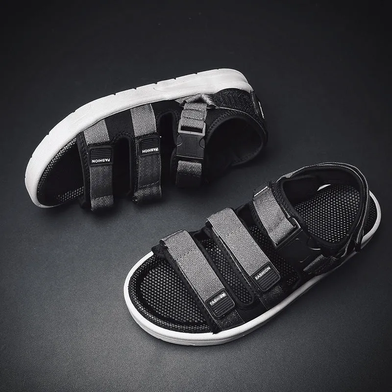 INSTOCK- Men's summer new rubber thick-soled slippers