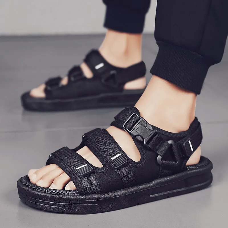 INSTOCK- Men's summer new rubber thick-soled slippers