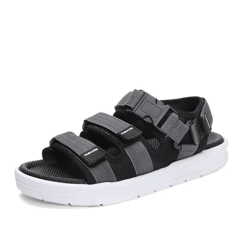 INSTOCK- Men's summer new rubber thick-soled slippers