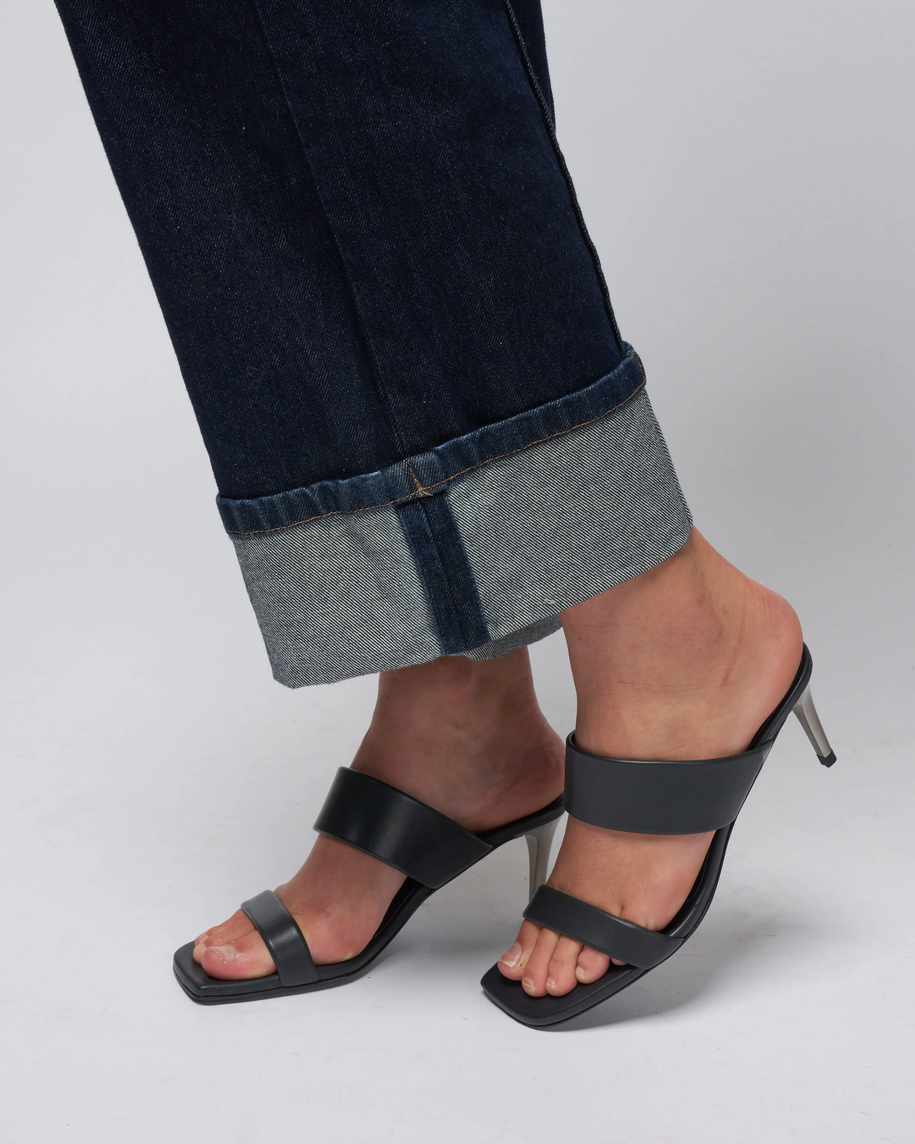 italica heel - off black nappa