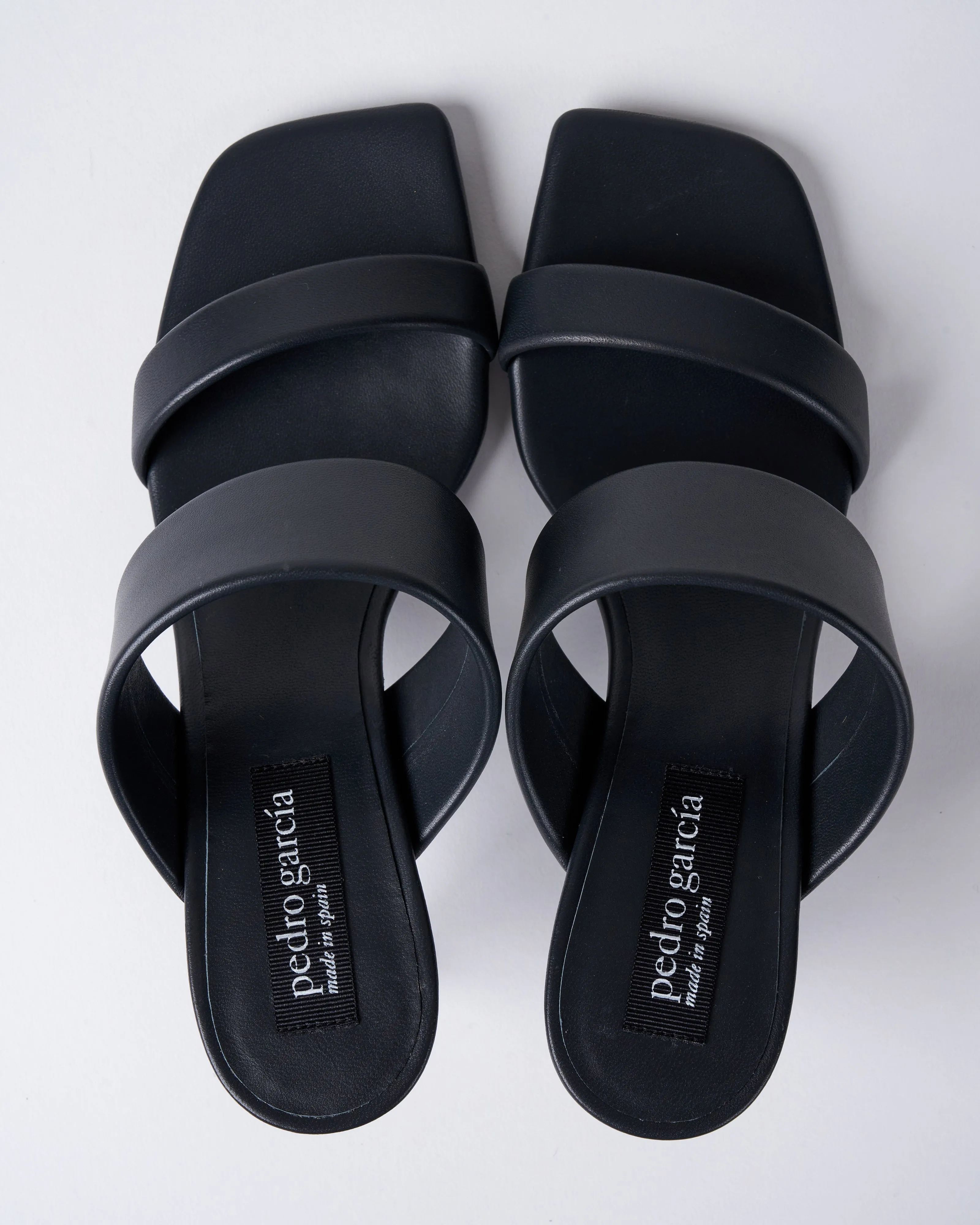 italica heel - off black nappa