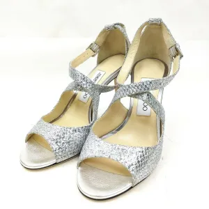 Jimmy Choo Sandals Women Silver Leather