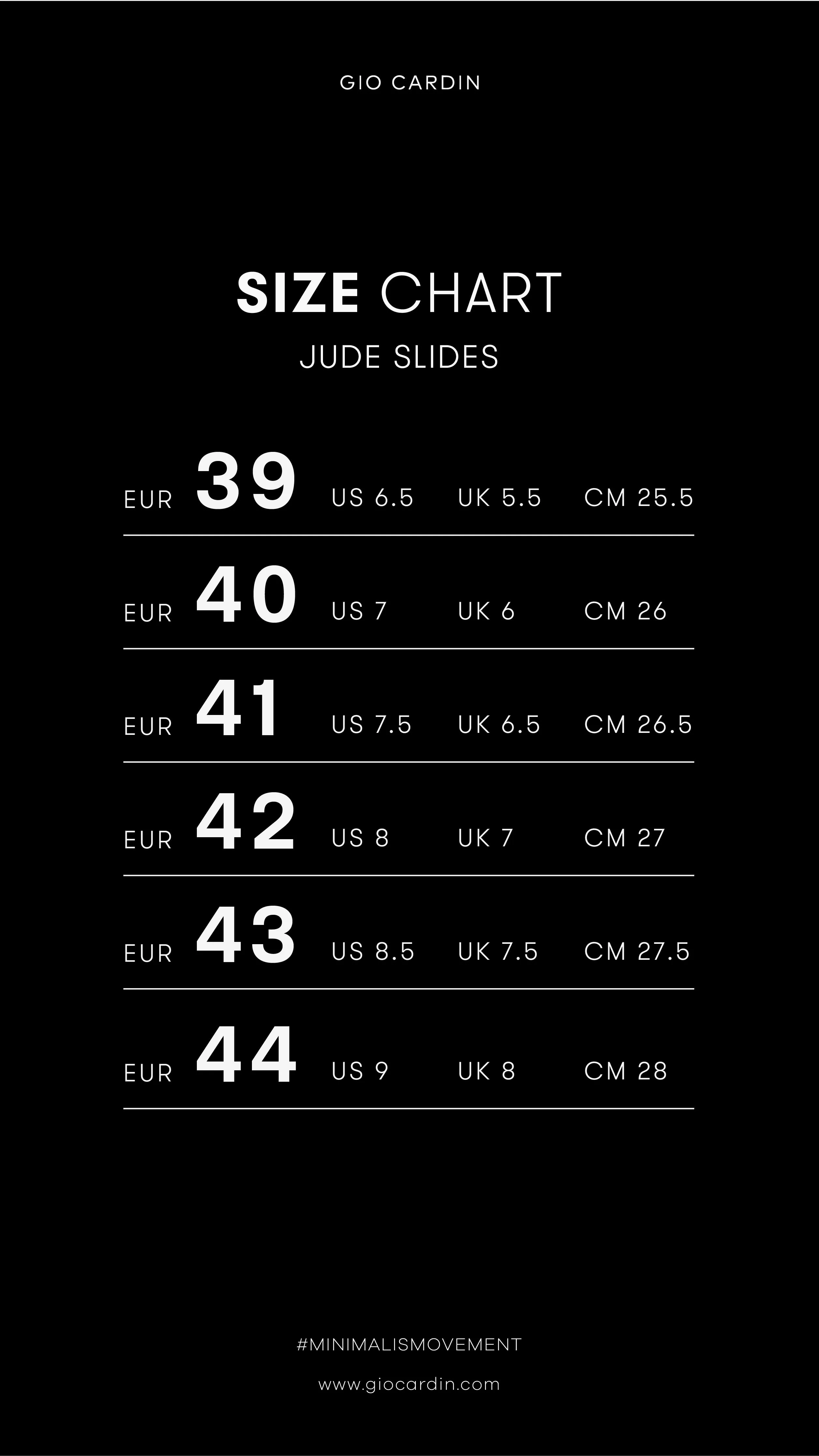 JUDE SLIDES | BLACK / WHITE / WHITE | UNISEX