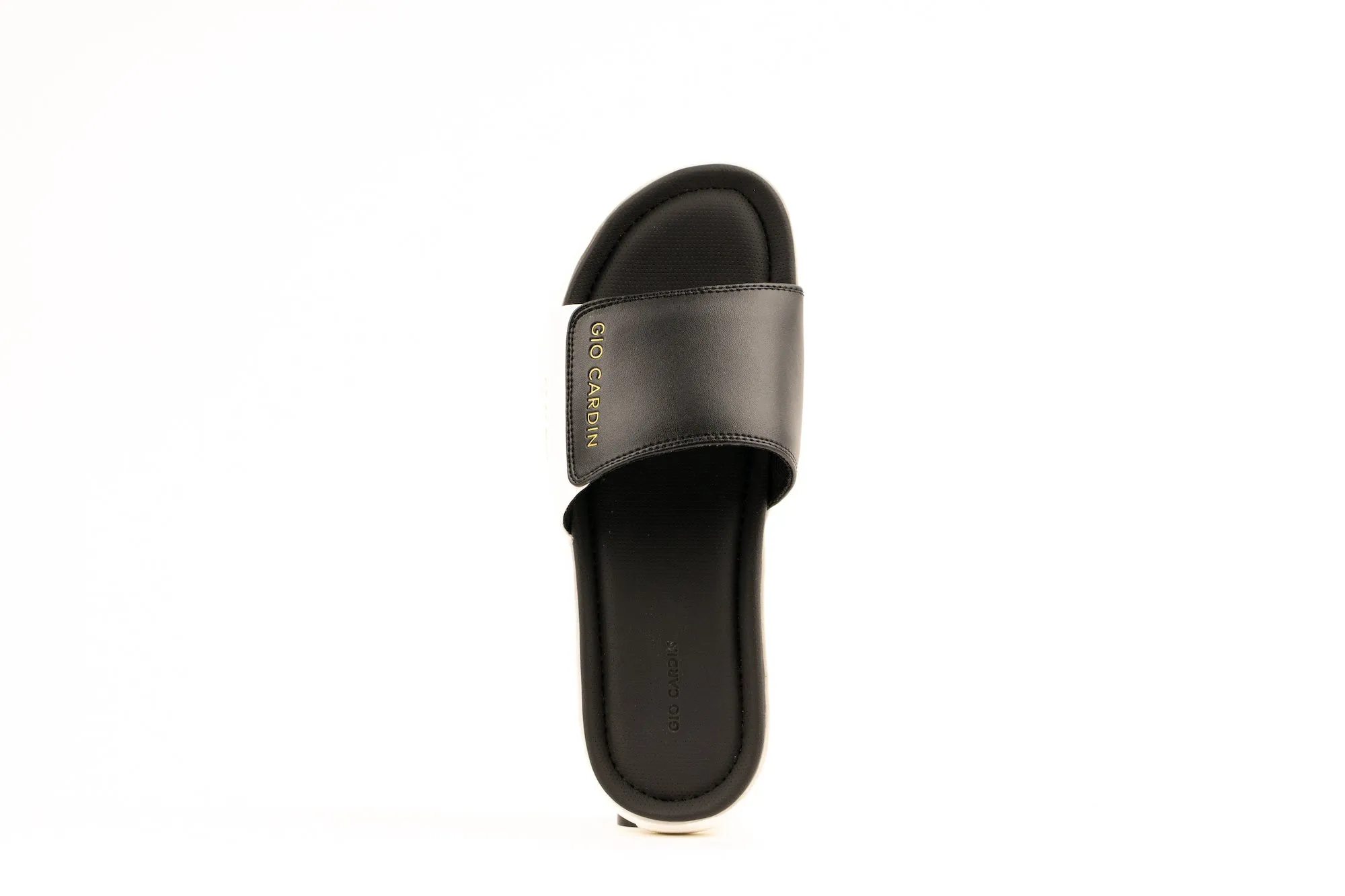 JUDE SLIDES | BLACK / WHITE / WHITE | UNISEX