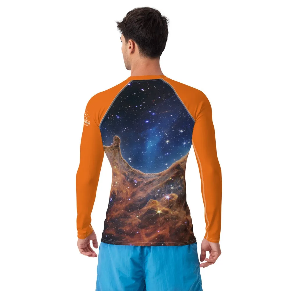 JWST Carina Nebula Straight Cut Rash Guard