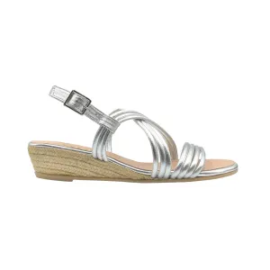 KENAI Silver espadrilles