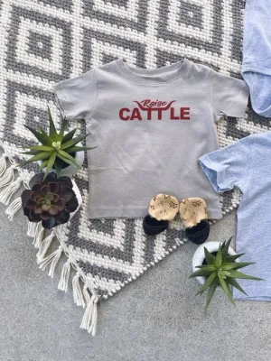 Kids Graphic Raise Cattle Tee