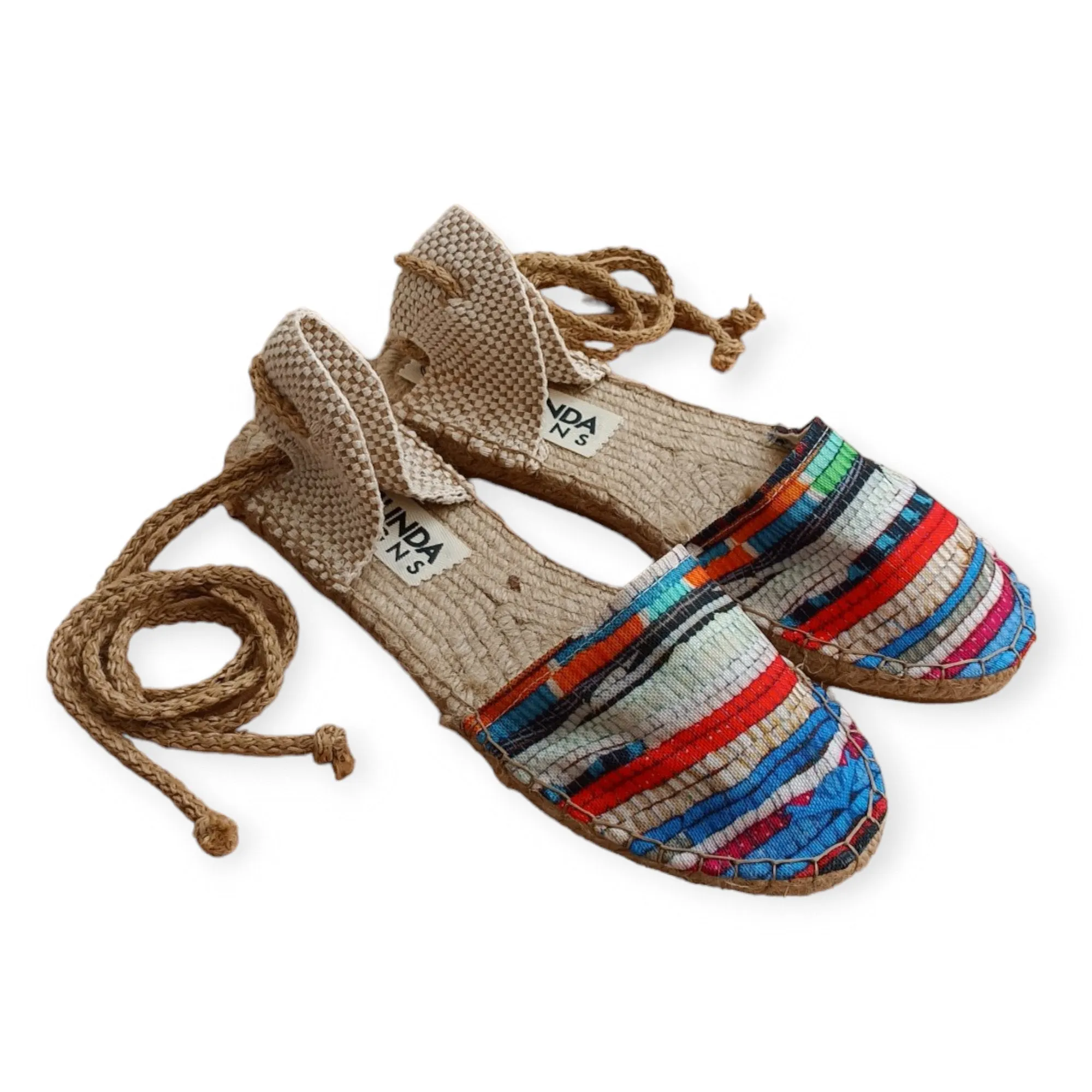Kilim Print Colorful Espadrilles