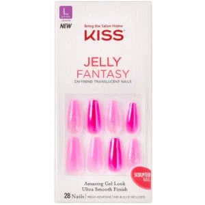KISS Jelly Fantasy Nails Be Jelly 28 Nails -KGF J02