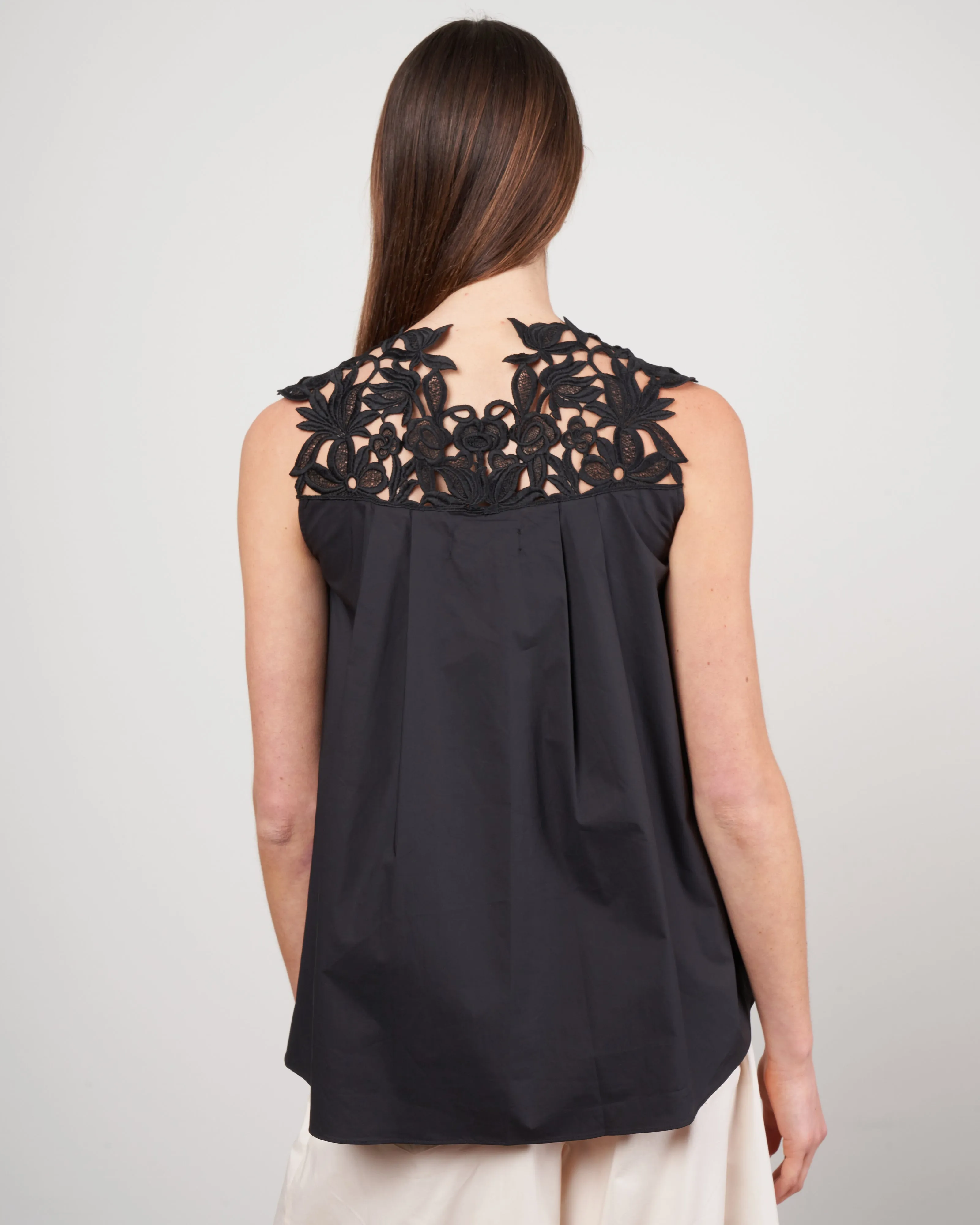 lace top - 600 black