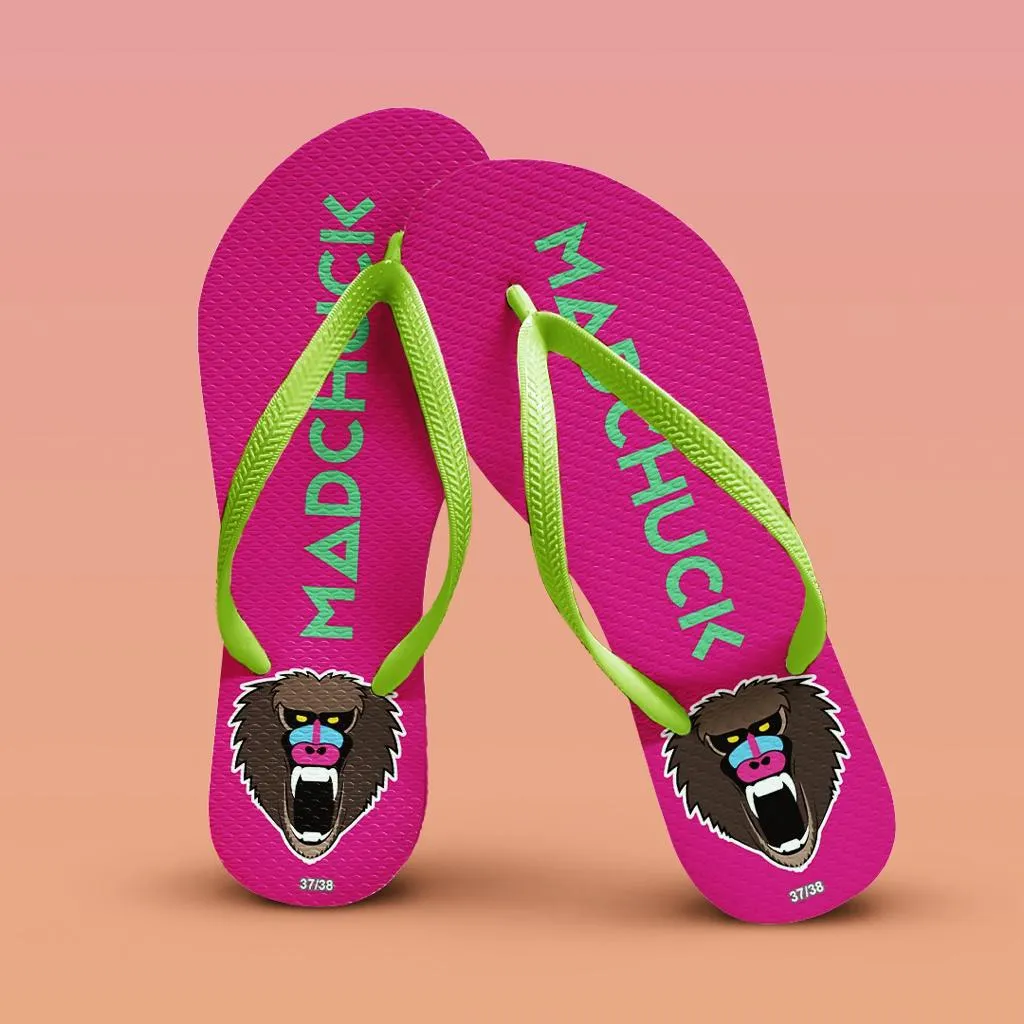 Lady Chuck Flip Flops - Hot Pink