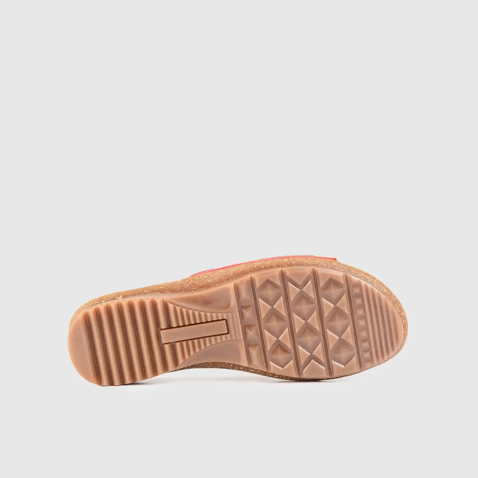 Leather Flat Comfort Sandals Multi 8421