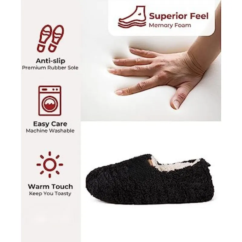 Lightweight Slipon Fuzzy Slippers