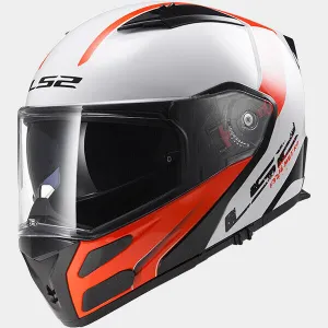 LS2 Metro Helmet (White/Red) L