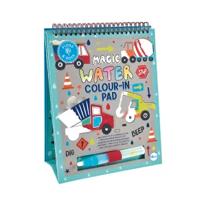Magic Colour Changing Water Flip Pad Easel and Pen - Construction