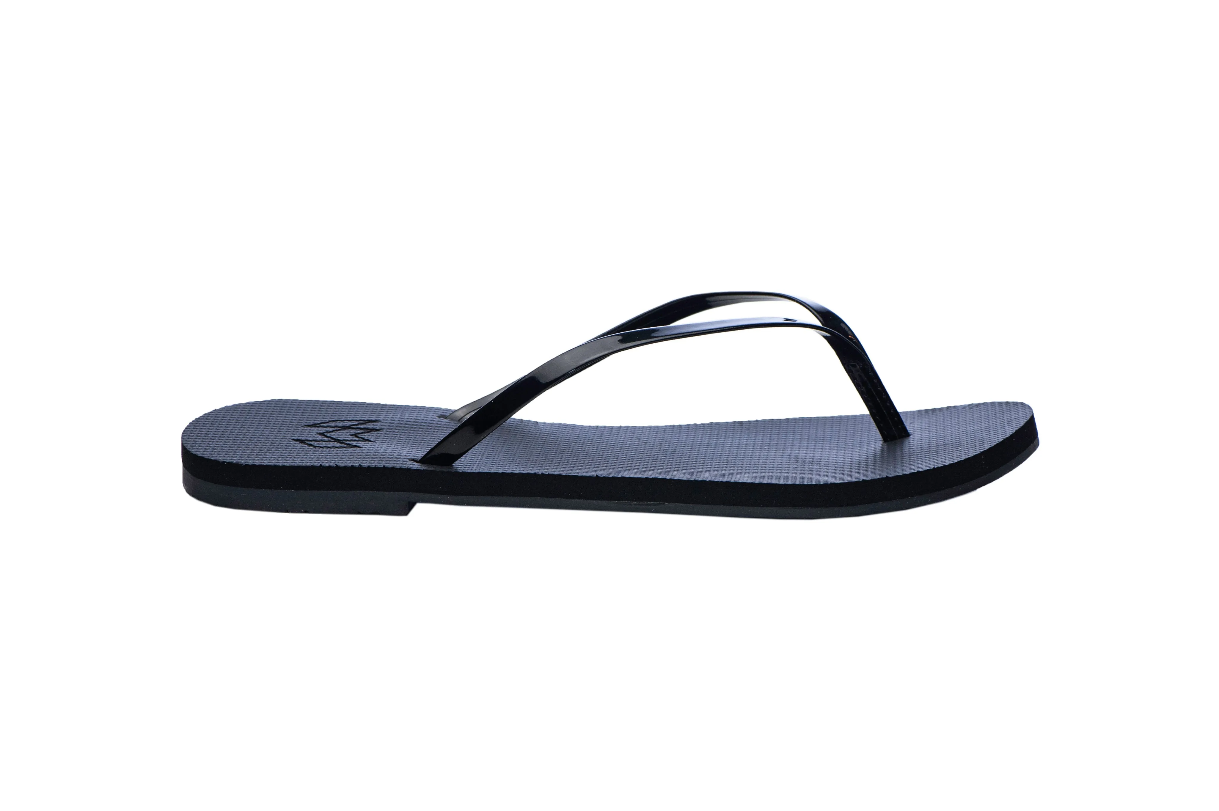 Malvados Lux Noir Flip Flops