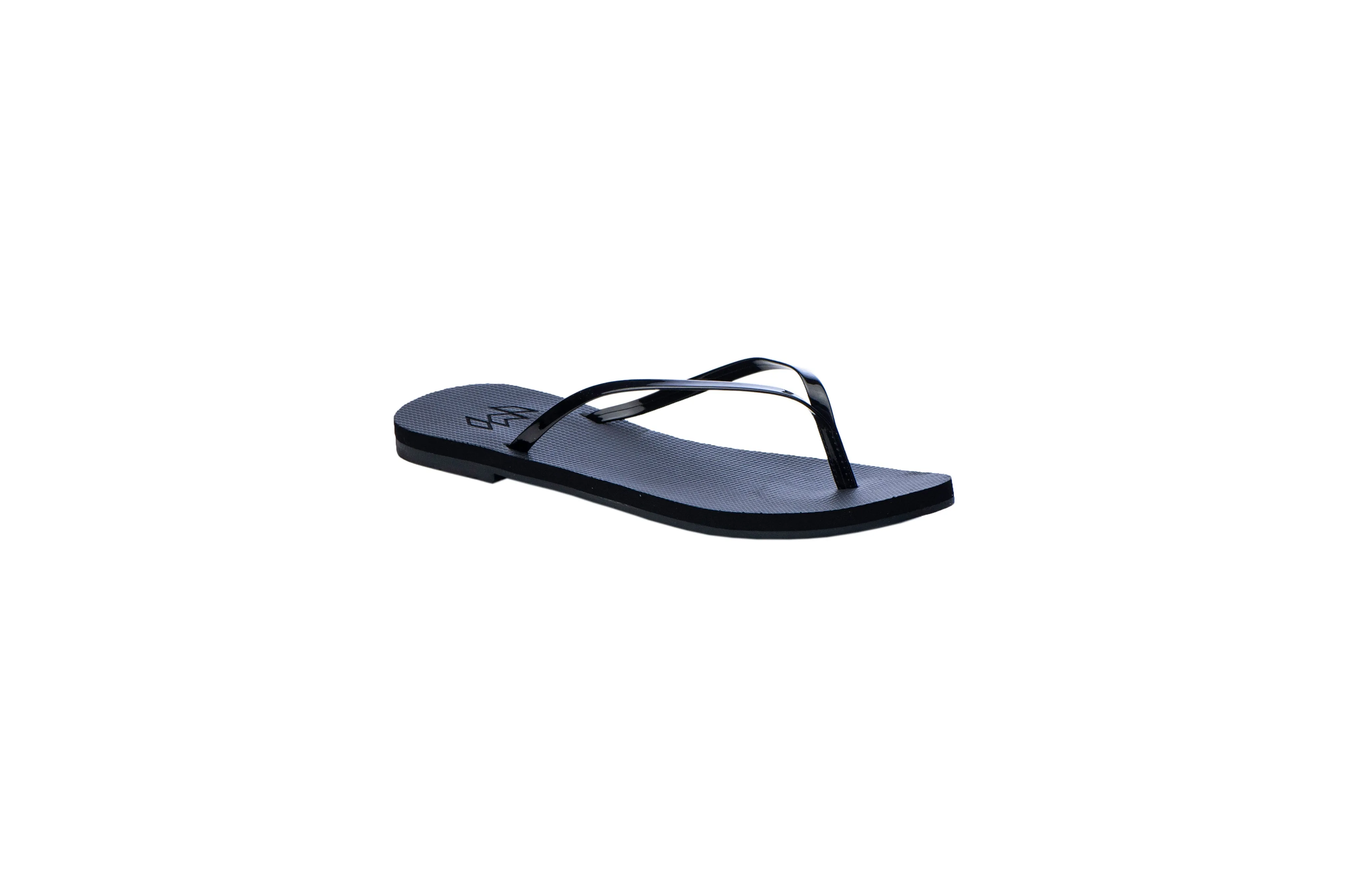 Malvados Lux Noir Flip Flops