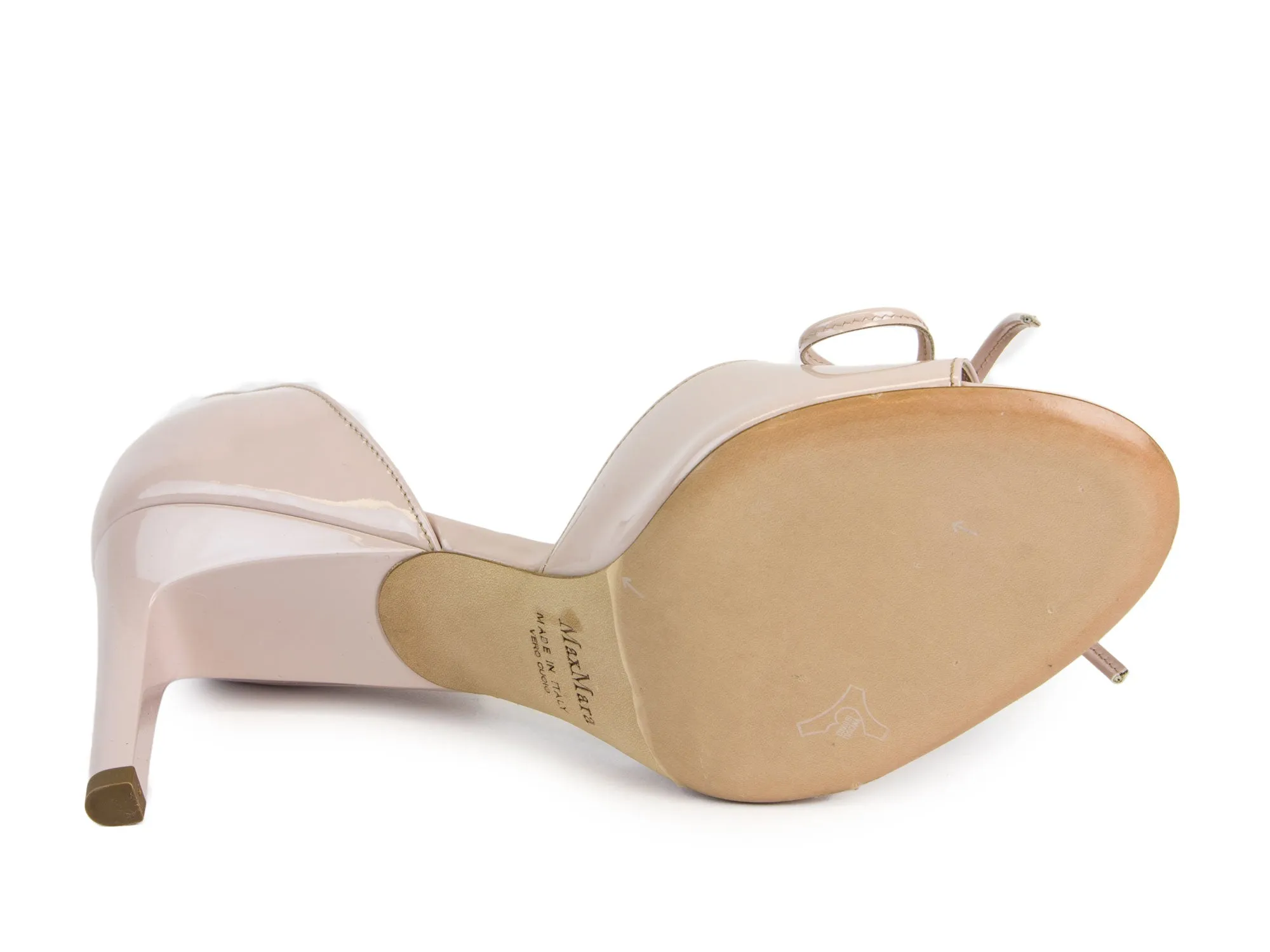 Max Mara Women's Lazio Patent Leather Sandals