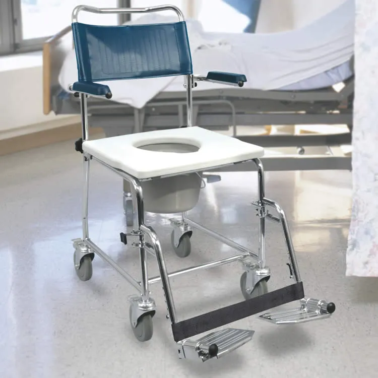 MedPro® Euro Commode with Flip-Up Armrests
