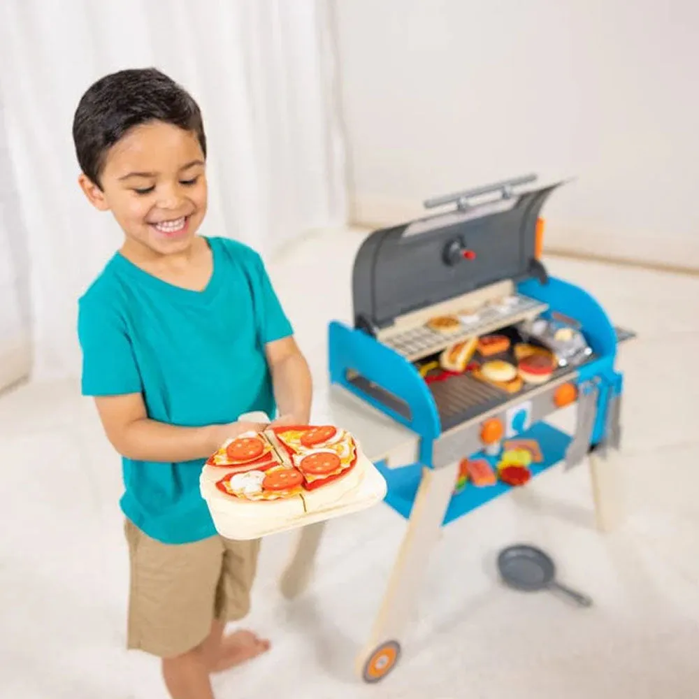 Melissa and Doug - Deluxe Grill & Pizza Play Set