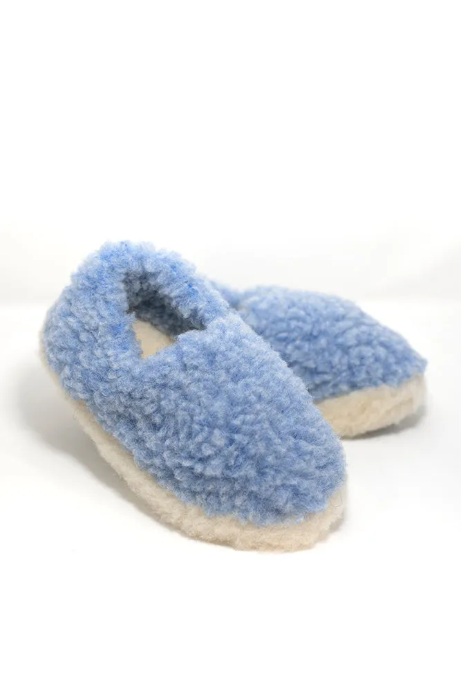 Men's 100% natural wool slippers