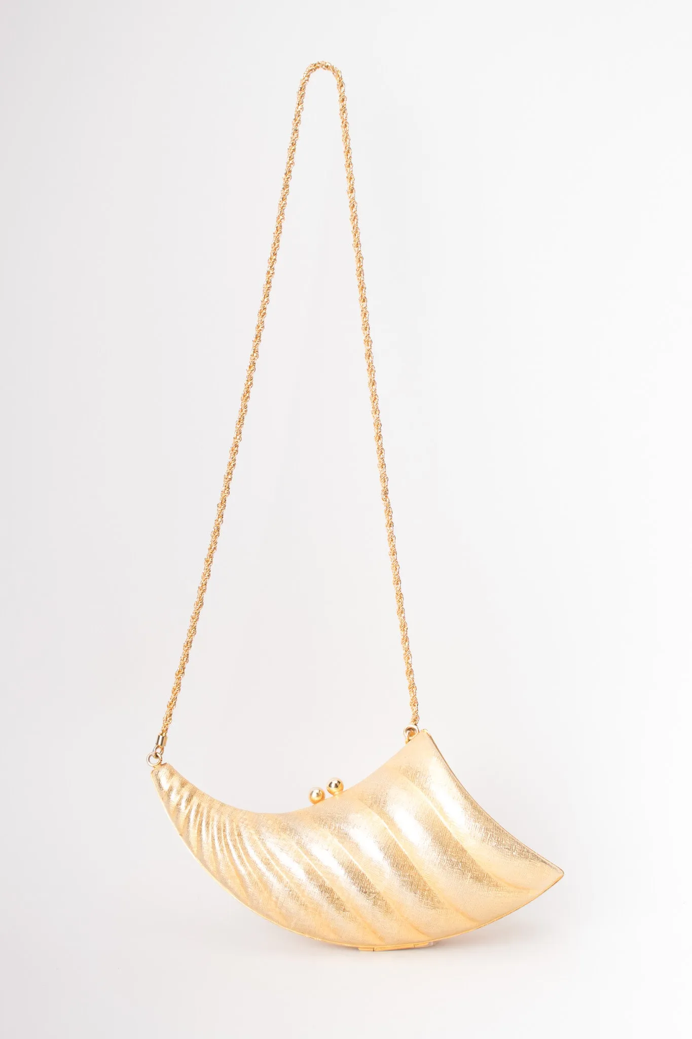 Metal Horn Shell Bag