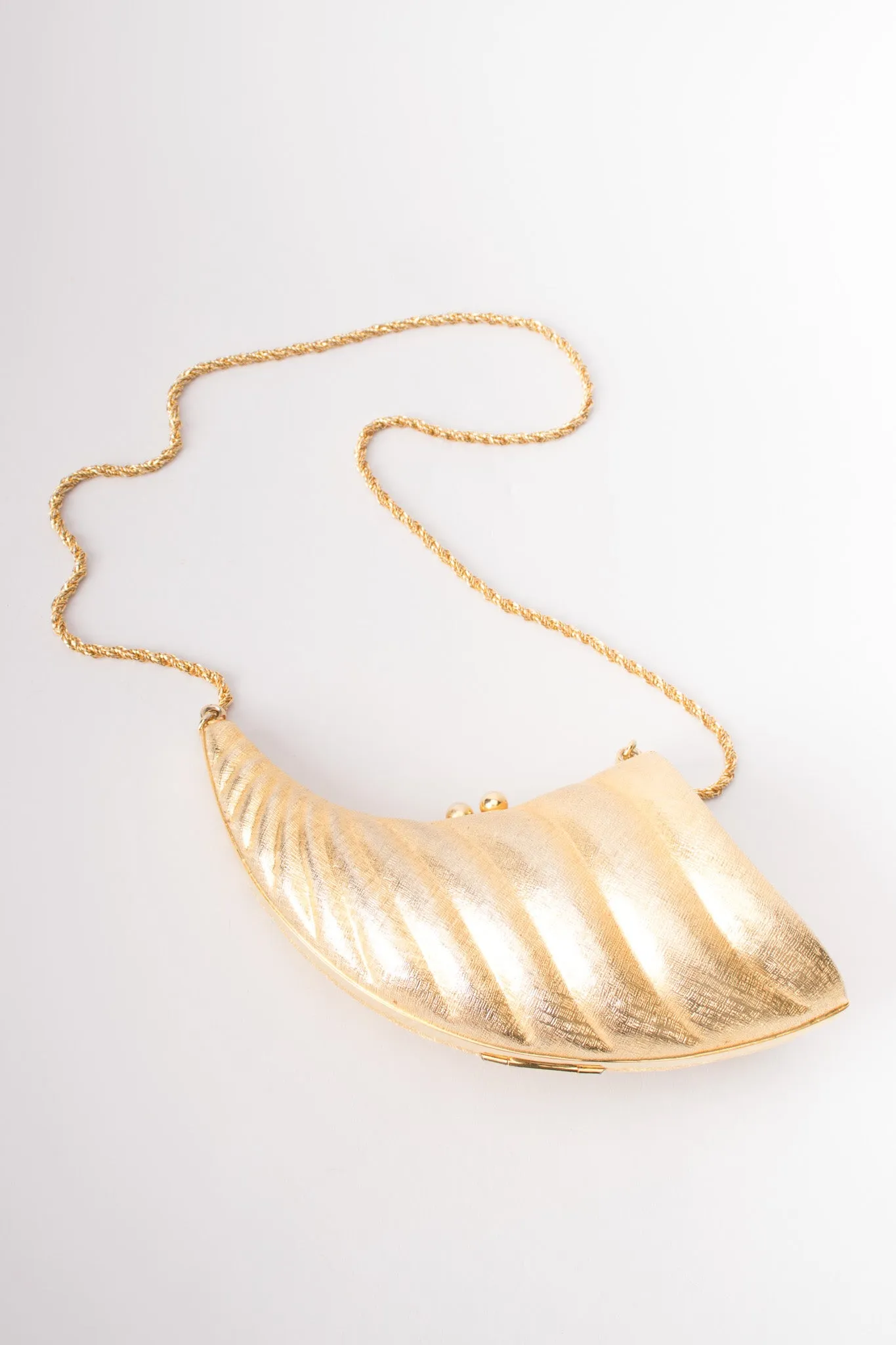 Metal Horn Shell Bag