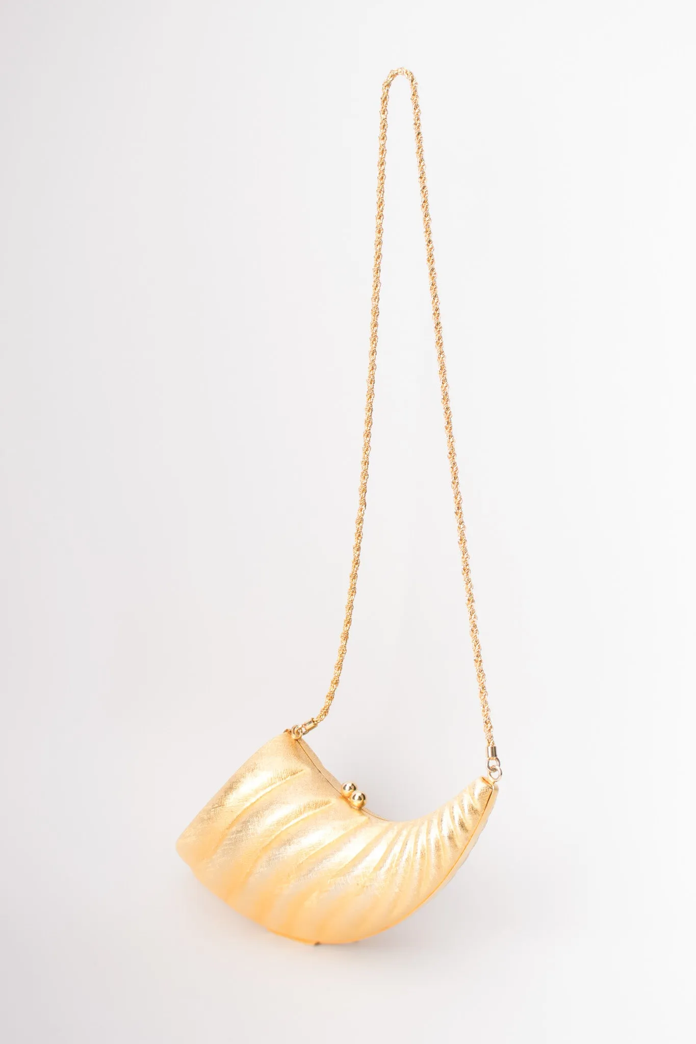 Metal Horn Shell Bag