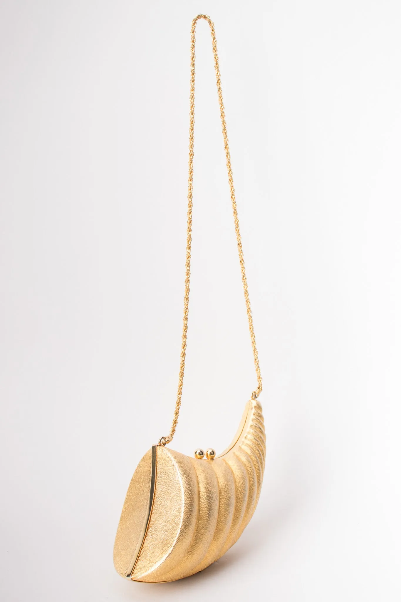 Metal Horn Shell Bag