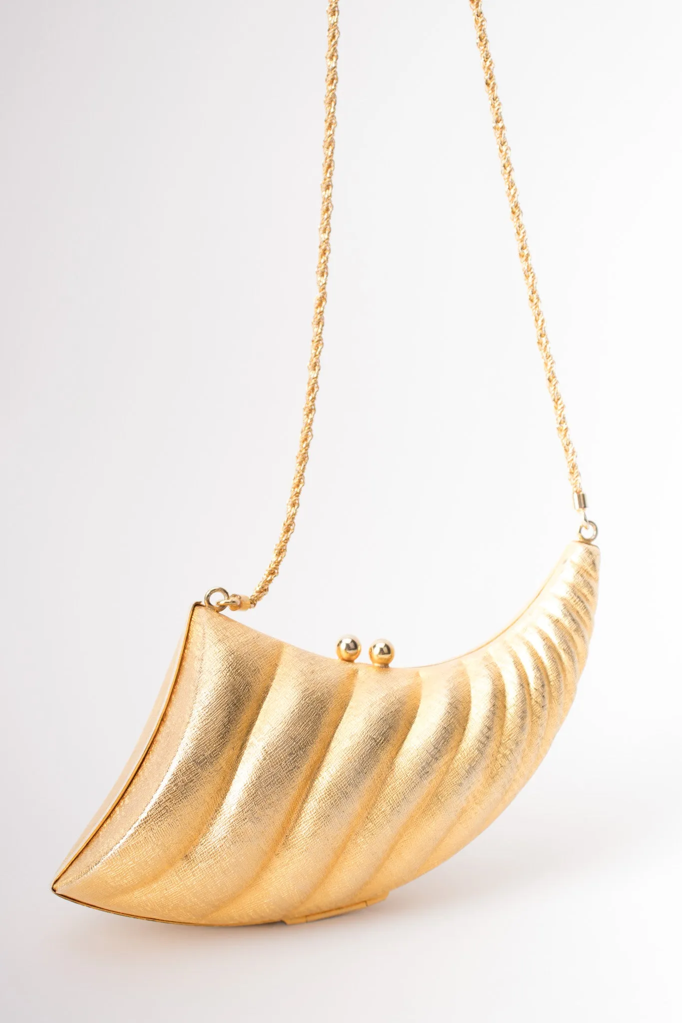 Metal Horn Shell Bag