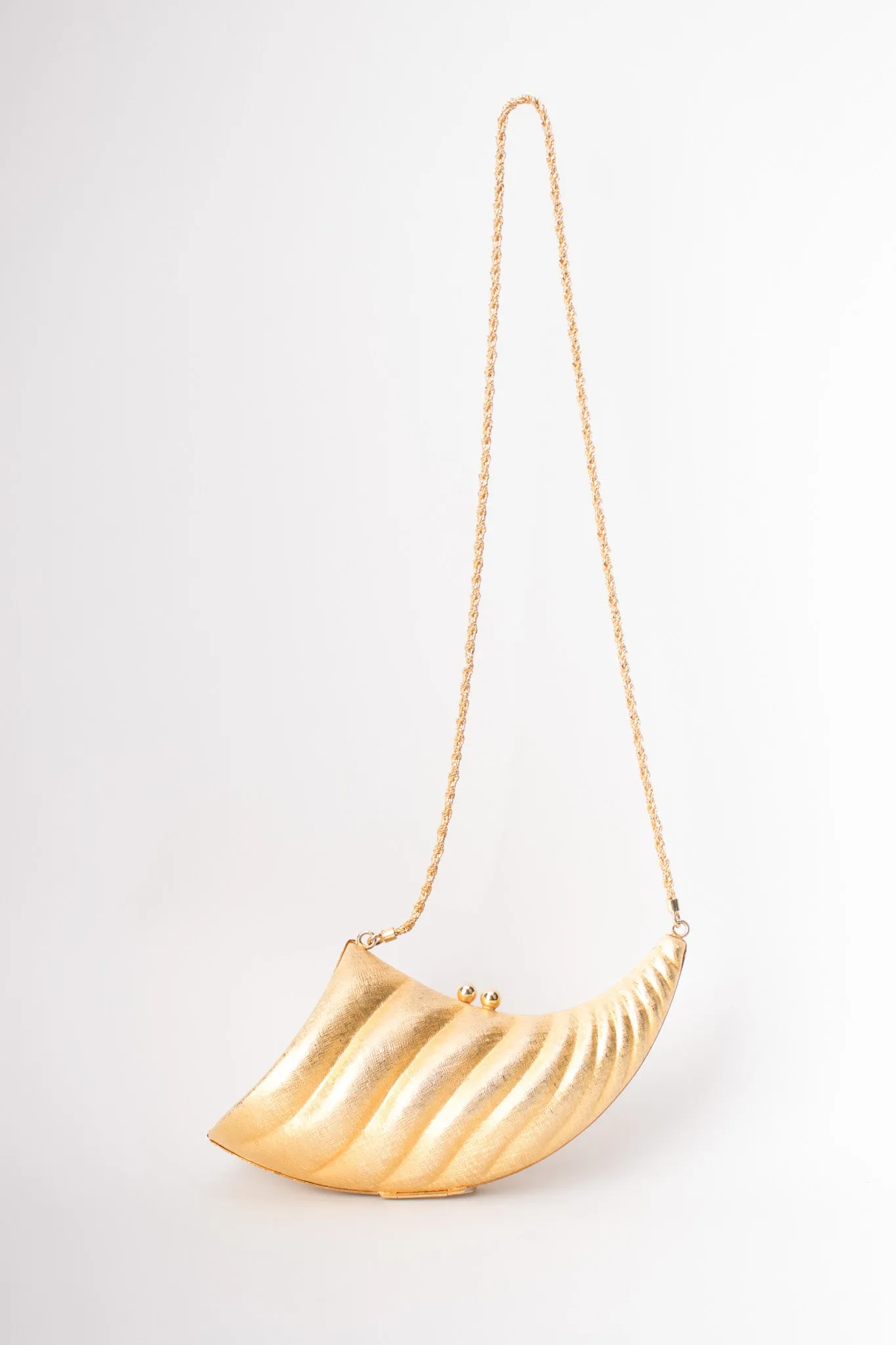 Metal Horn Shell Bag