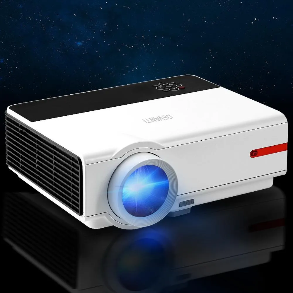Mini Video Projector Portable HD 1080P 3200 Lumens Home USB VGA HDMI