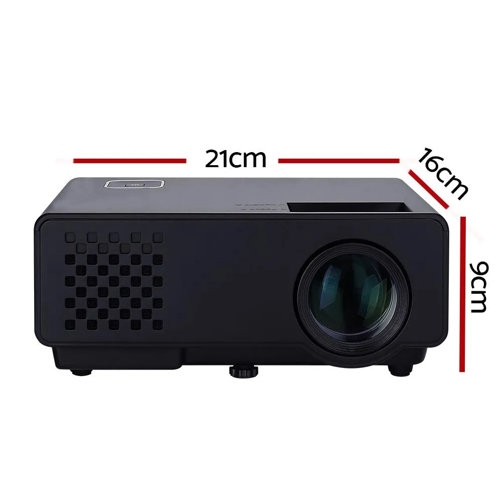Mini Video Projector Wifi USB Portable 1000 Lumens HD 1080P Home Theater