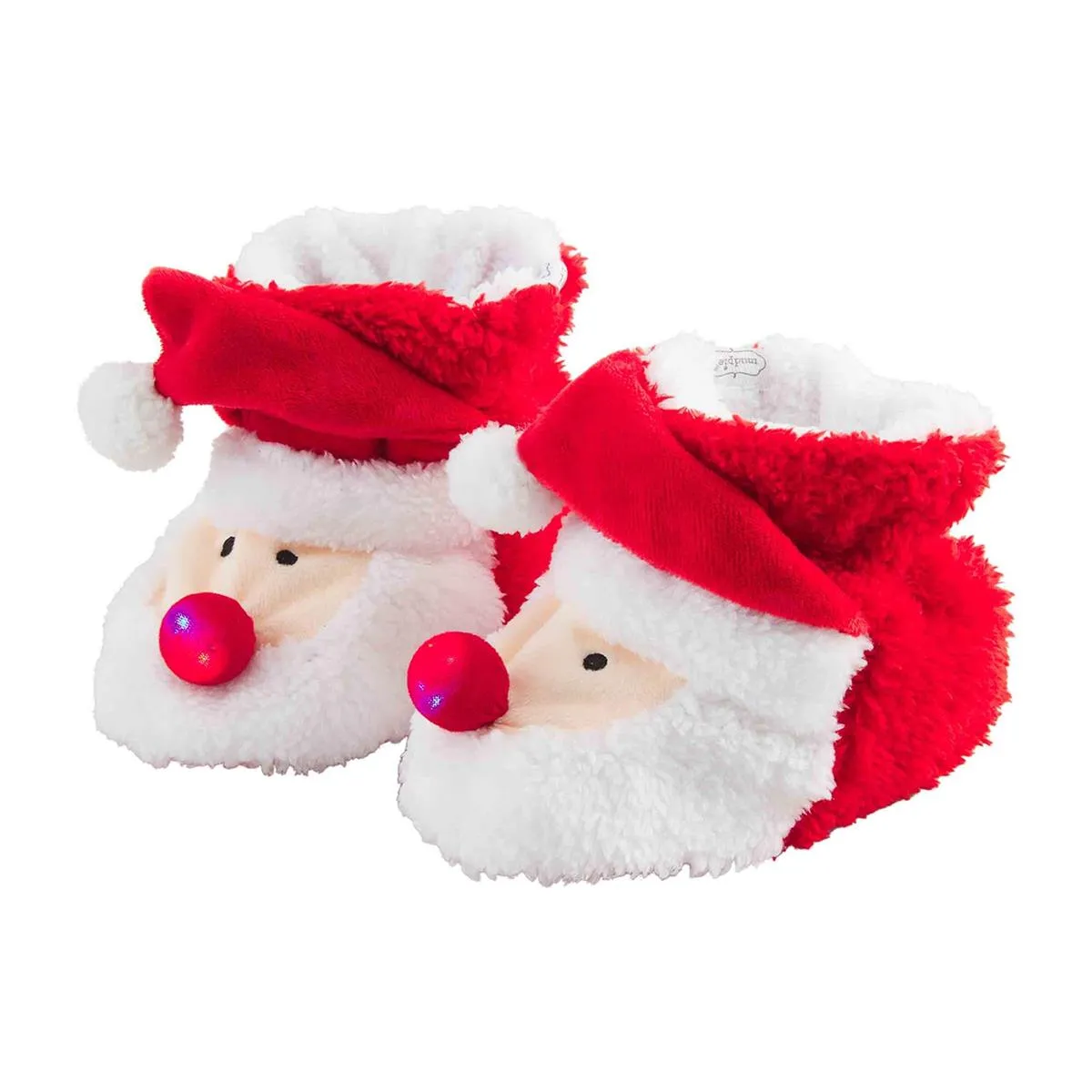 Mud Pie Light Up Holiday Slippers