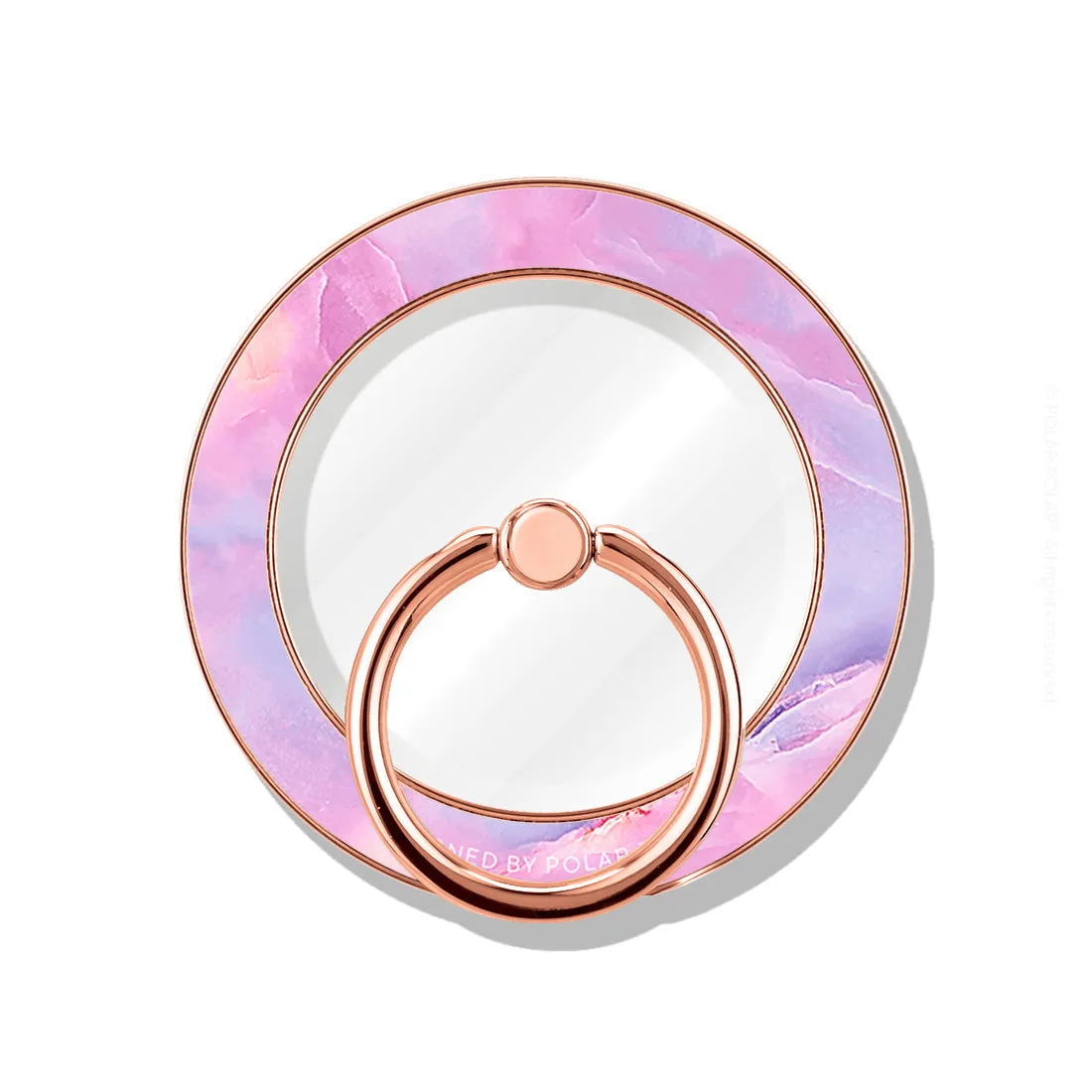 Mythical Sky - Rose Gold MagSafe Phone Grip and Ring Holder Stand