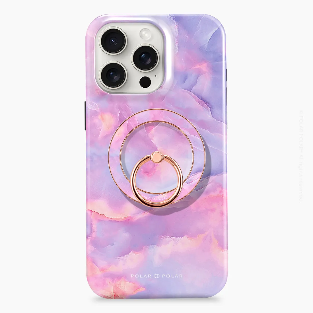 Mythical Sky - Rose Gold MagSafe Phone Grip and Ring Holder Stand